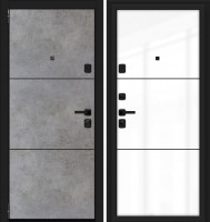 

Входная дверь el'Porta, Porta M-3 П50.П50 Dark Concrete AB-4/Angel AB-4/Лунный камень
