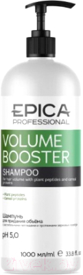 Шампунь для волос Epica Professional Volume Booster  (1л)