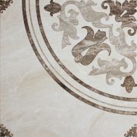 Декоративная плитка Euro-Ceramics Дельма 3 DL 0145 (400x400, бежево-желтый) - 