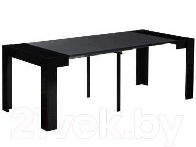 Обеденный стол Levmar Giant GW (черный глянец)