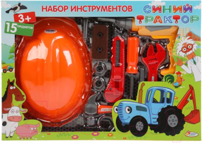 Набор инструментов игрушечный Играем вместе Синий трактор / B1622500-R