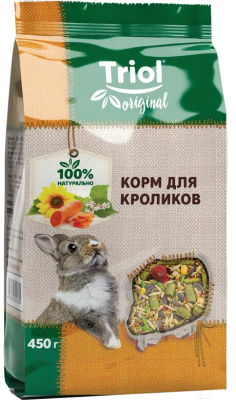 Изображение товара Корм для грызунов Triol Original для кроликов / 40111008 (450г)
