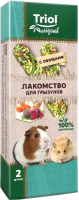 Лакомство для грызунов Triol Original для грызунов с овощами / 40161014 (2шт, 50г) - 