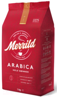 Кофе в зернах Merrild Arabica / 11840 (1кг)