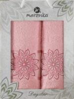 Набор полотенец Merzuka 50x90/70х140 / 11292 (светло-розовый) - 