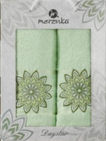 Набор полотенец Merzuka 50x90/70х140 / 11292 (в коробке, фисташковый) - 