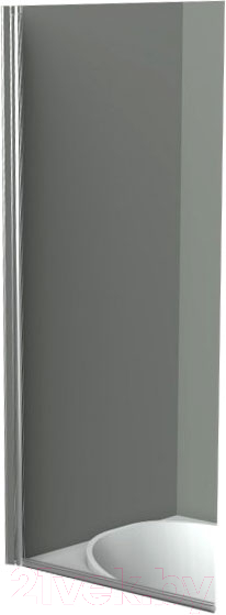 Стеклянная шторка для ванны BelBagno UNO-V-1-90/150-C-Cr
