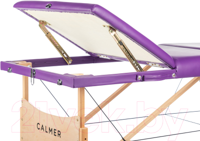 Массажный стол Calmer Bamboo Three 70 (фиолетовый)