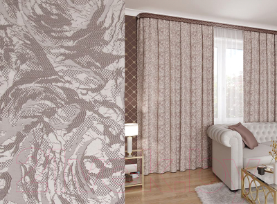 Изображение товара Штора LEGRAND Дюна 150x260 / 58 084 366 (бежевый)