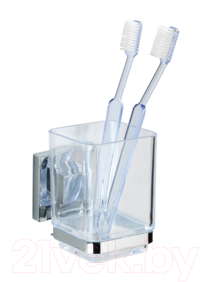 Стакан для зубной щетки и пасты Wenko Vacuum-Loc Quadro 22680100