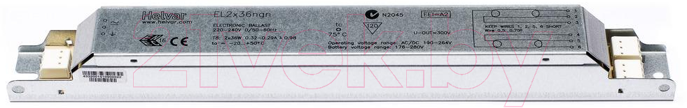 Дроссель для ламп (ЭПРА) Helvar 2x36 Т8 EL2x36 Ngn 220-240V / 4332001