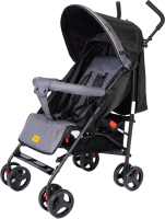 Детская прогулочная коляска Tomix Kika / HP-311 (черный/серый) - 