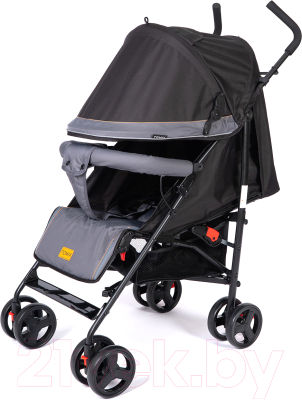 Детская прогулочная коляска Tomix Kika / HP-311 (черный/серый)