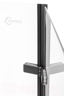 Стеклянная шторка для ванны Saniteco SN-915-100 (100x140, прозрачное стекло)