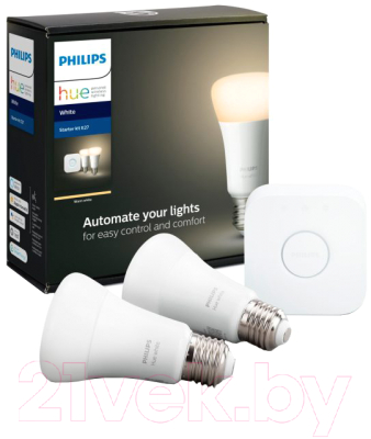 Набор ламп Philips Hue С блоком управления освещением / 929001821619
