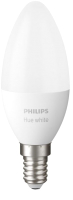 

Лампа Philips Hue, E14 5.5W B39 E14 EU Свечка белая с цоколем / 929002039903