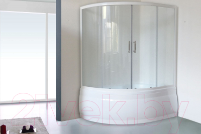 Стеклянная шторка для ванны Royal Bath 150x100 / 150ALP-T (прозрачное)