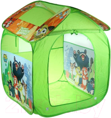 Детская игровая палатка Играем вместе Лео и Тиг / GFA-LEOTIG-R