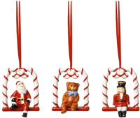 Набор новогодних подвесок Villeroy & Boch Nostalgic Ornaments. Рождественские качели / 14-8331-6691 - 
