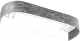 Карниз для штор LEGRAND Эдельвейс с поворотами 1.6м 3-х рядный / 58 090 017 (графит-антик) - 