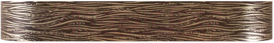 Карниз для штор LEGRAND Эдельвейс с поворотами 2.4м 3-х рядный / 58 090 001 (шоколад)