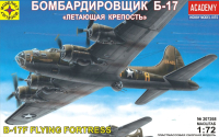 

Сборная модель Моделист, Бомбардировщик Б-17 Летающая крепость 1:72 / 207268