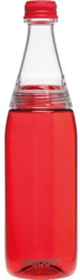 Бутылка для воды Easy Gifts Fresco Twist & Go Bottle / 1001729068 (красный/прозрачный)