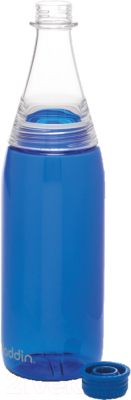 Бутылка для воды Easy Gifts Fresco Twist & Go Bottle / 1001729069 (синий/прозрачный)