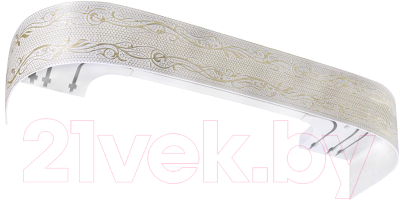 Изображение товара Карниз для штор LEGRAND Элиза с поворотами 3м 3-х рядный / 58 090 127 (айвори)