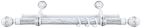 Карниз для штор LEGRAND Валанс С U-шиной 1.6м / 58 064 434 (белое серебро/патина) - 
