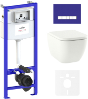 

Унитаз подвесной с инсталляцией Lavinia Boho, Relfix One Rimless 75110105