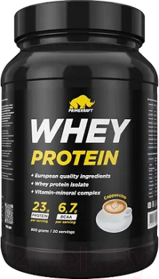 Протеин Prime Kraft Whey Капучино (900г, банка)