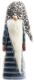 Фигура под елку Зимнее волшебство Дедушка в синей шубке, в колпаке с пайетками / 4822667 - 