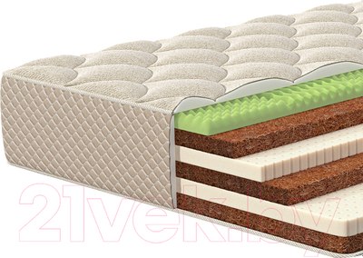 Матрас Natura Vera Ecowood Aloe Sandwich 80x200