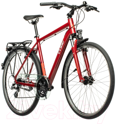 Изображение товара Велосипед Cube Touring 58см 2021 (красный/серый)