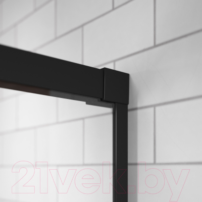 Стеклянная шторка для ванны Radaway Idea Black PNJ Factory 60 / 10001060-54-55