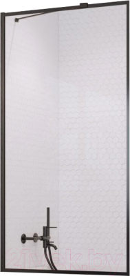 

Стеклянная шторка для ванны Radaway, Idea Black PNJ Frame 80 / 10001080-54-56