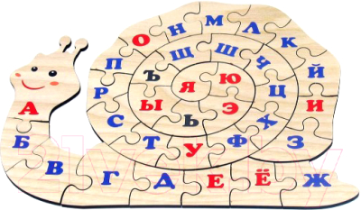 

Развивающая игрушка Paremo, Алфавит Улитка / PE120-23
