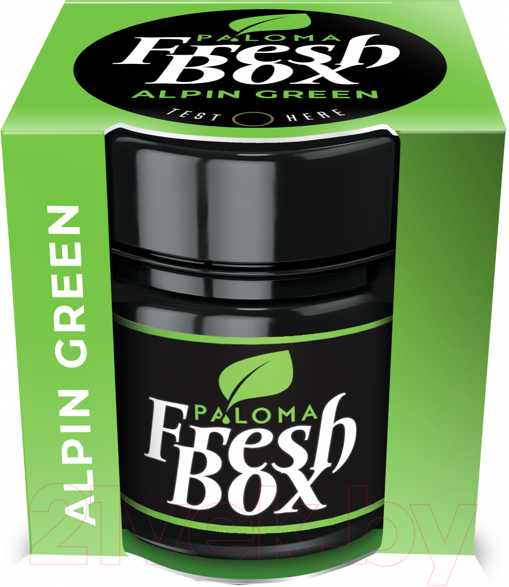 Ароматизатор автомобильный Paloma Fresh Box / 5997270720163 (Alpin Green)