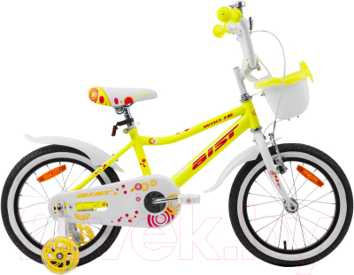 Детский велосипед AIST Wiki 2021 (20, желтый)