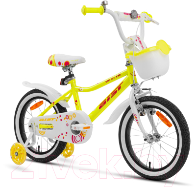 Детский велосипед AIST Wiki 2021 (20, желтый)