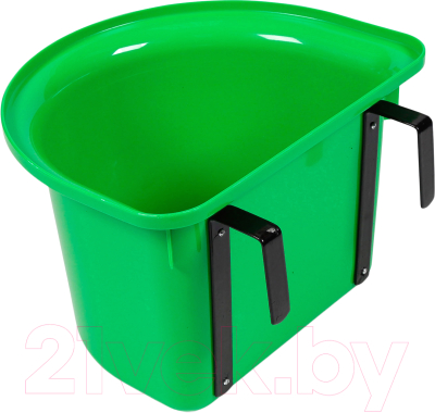 Чашечная кормушка для животных Shires 966/GREEN (зеленый)
