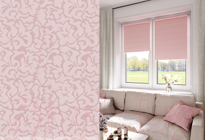 Изображение товара Рулонная штора LEGRAND Мираж 90x175 / 58 077 922 (коралл)