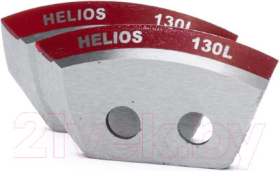 Набор ножей для ледобура Helios HS-130 полукруглые  NLH-130L.SL / 2786969 (набор 2шт, левое вращение)