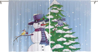 

Шторы JoyArty, Приветливый снеговик / p_19386