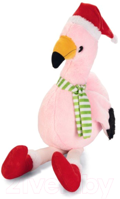 Игрушка для собак Beeztees Фламинго рождественский / 2400006 (розовый)