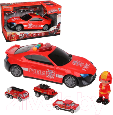 Набор игрушечных автомобилей Наша игрушка Спецслужбы / 660-A207