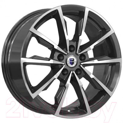Литой диск K&K Меренге (КС902) 17x7.5" 5x114.3мм DIA 60.1мм ET 45мм (Алмаз черный) — фото 3