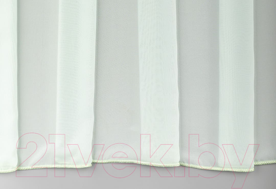 Гардина LEGRAND Вуаль шелк 300x260 / 58 087 062 с утяжелителем (мятный)