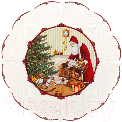 Блюдо Villeroy & Boch Toys Fantasy Санта приносит подарки / 14-8332-2241